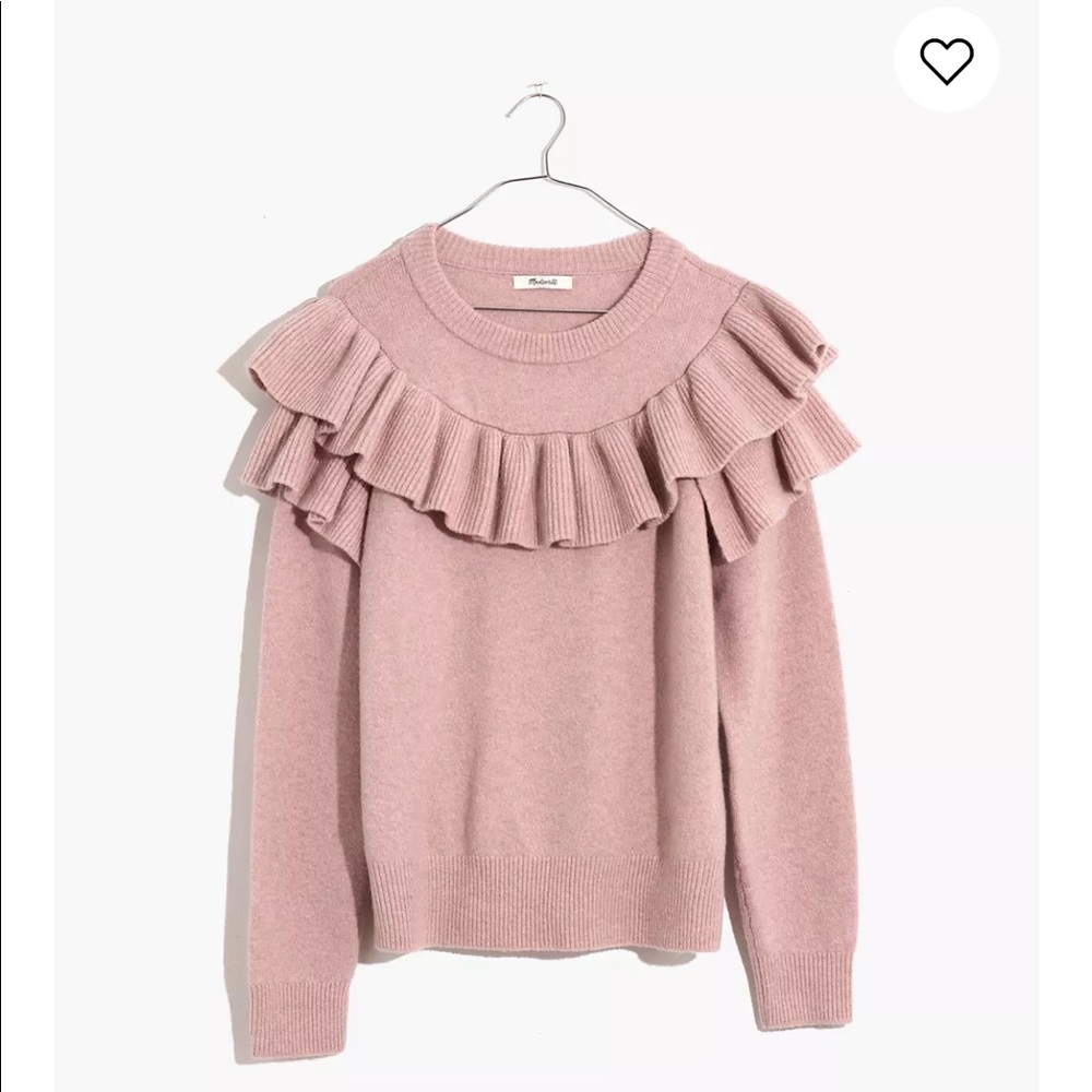 Ruffle-Yoke Sweater in Coziest Yarn